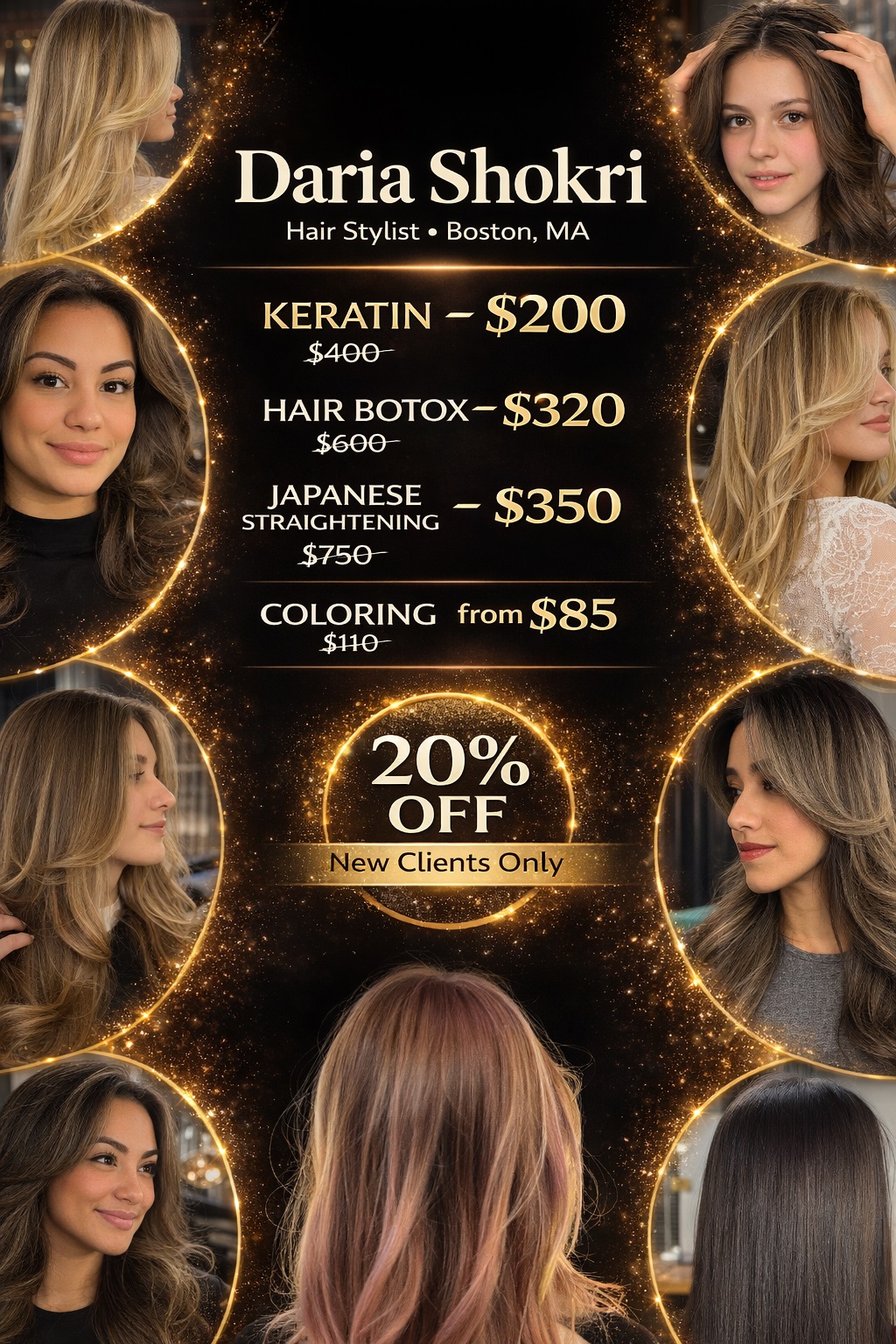 Daria Shokri, Hair Stylist Boston
