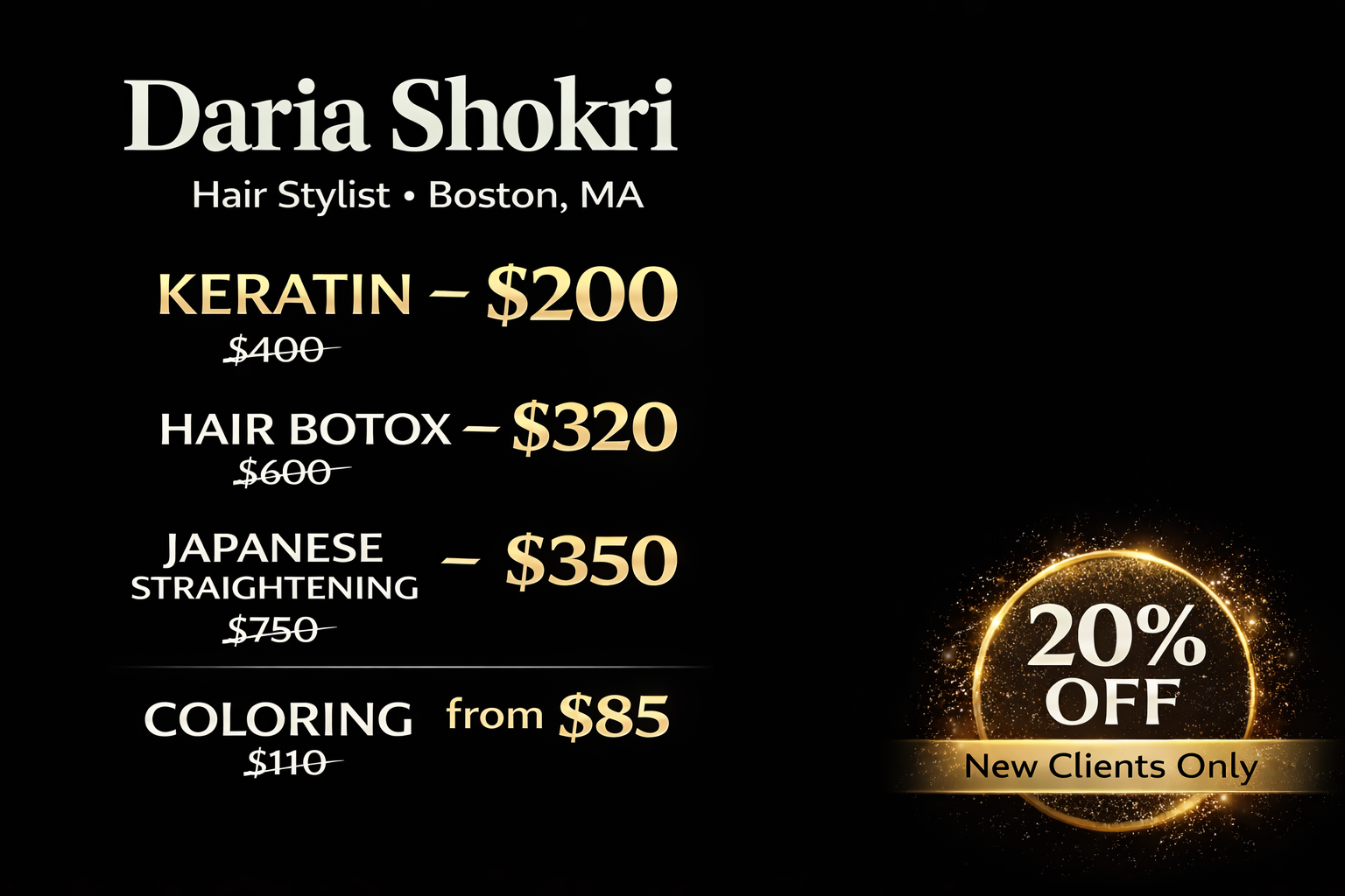 Hair Stylist Boston
